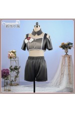 2XXT Cosplay Uma Musume Pretty Derby Meni Shuki Rush-sshu 4th Anniversary Live Grey Outfit Cosplay Costume